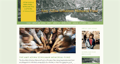 Desktop Screenshot of amyadinaschulmanfund.org